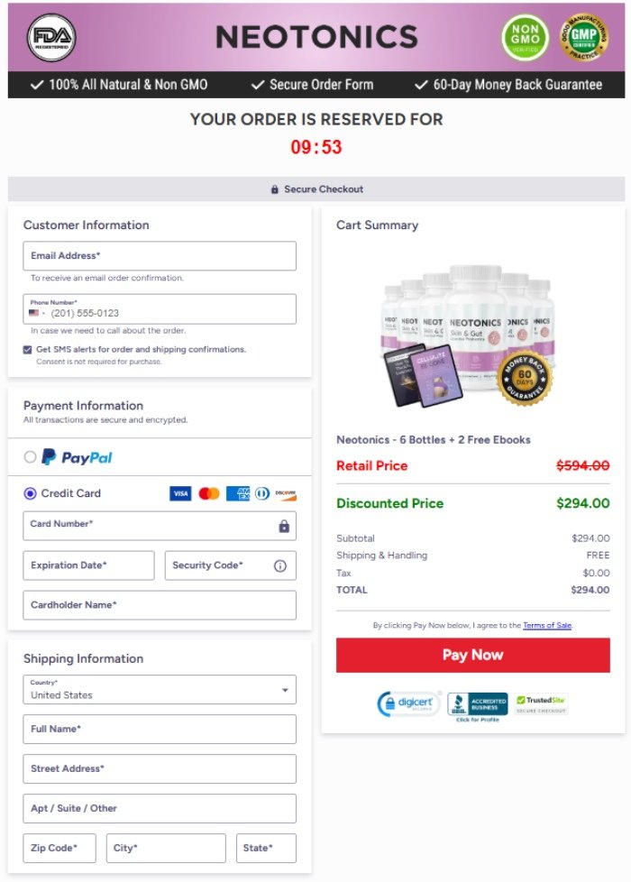 neotonics-payment-confirmation